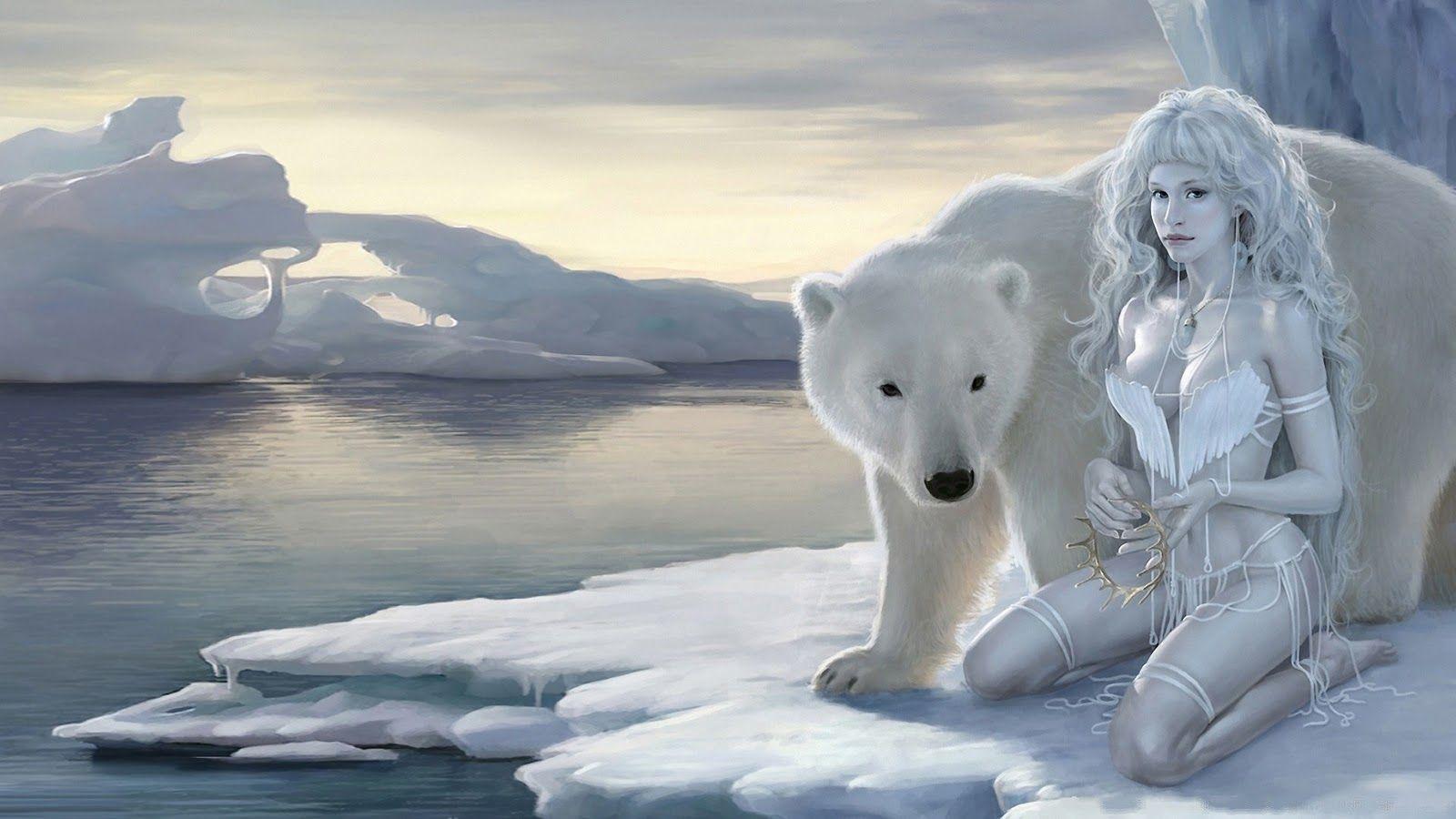 1600x900 Polar Queen Ice beauty HD Wallpaper 1080p for wallpaper and background