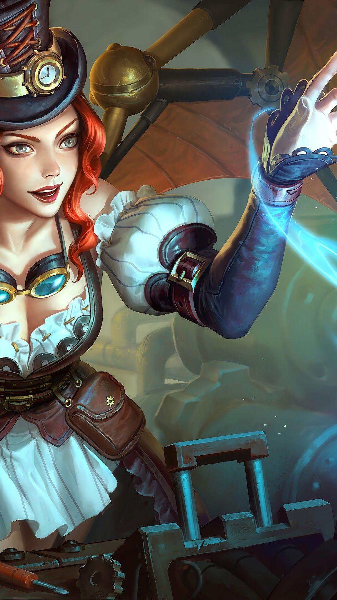 1080x1920 Alice, Steam Glider, Skin, Mobile Legends phone HD Wallpaper, Image, Background, Photo and Picture. Mocah HD Wallpaper