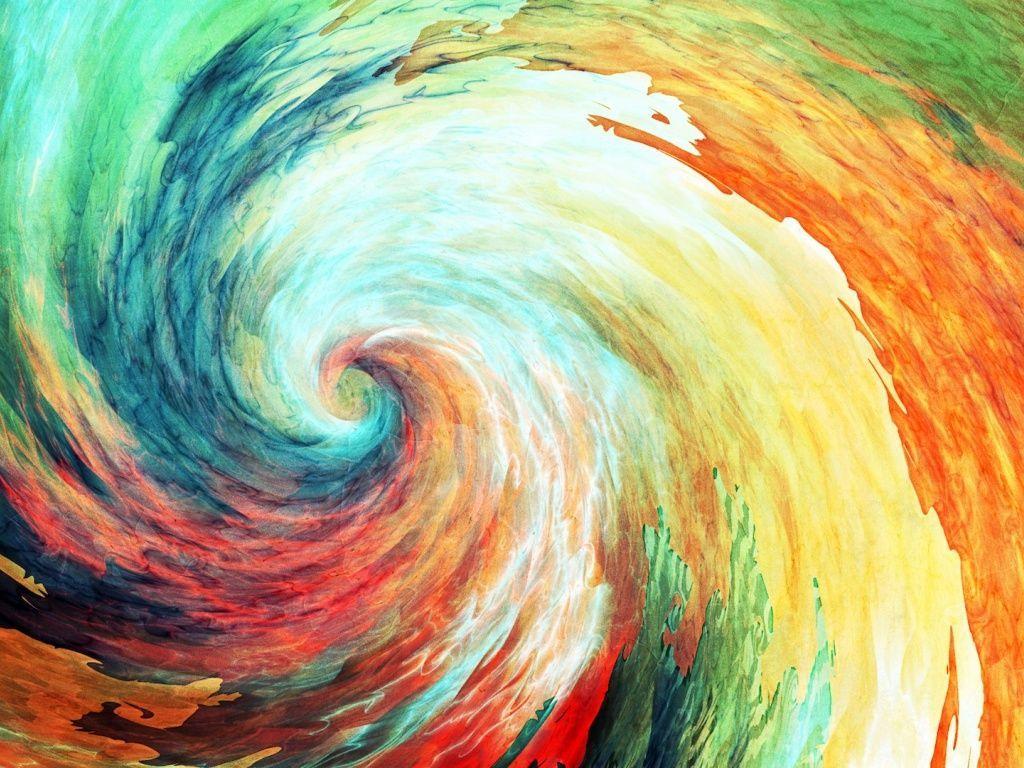 1024x768 Color Swirl HD Desktop Wallpaper. Abstract art wallpaper, Abstract art painting, Paintings famous