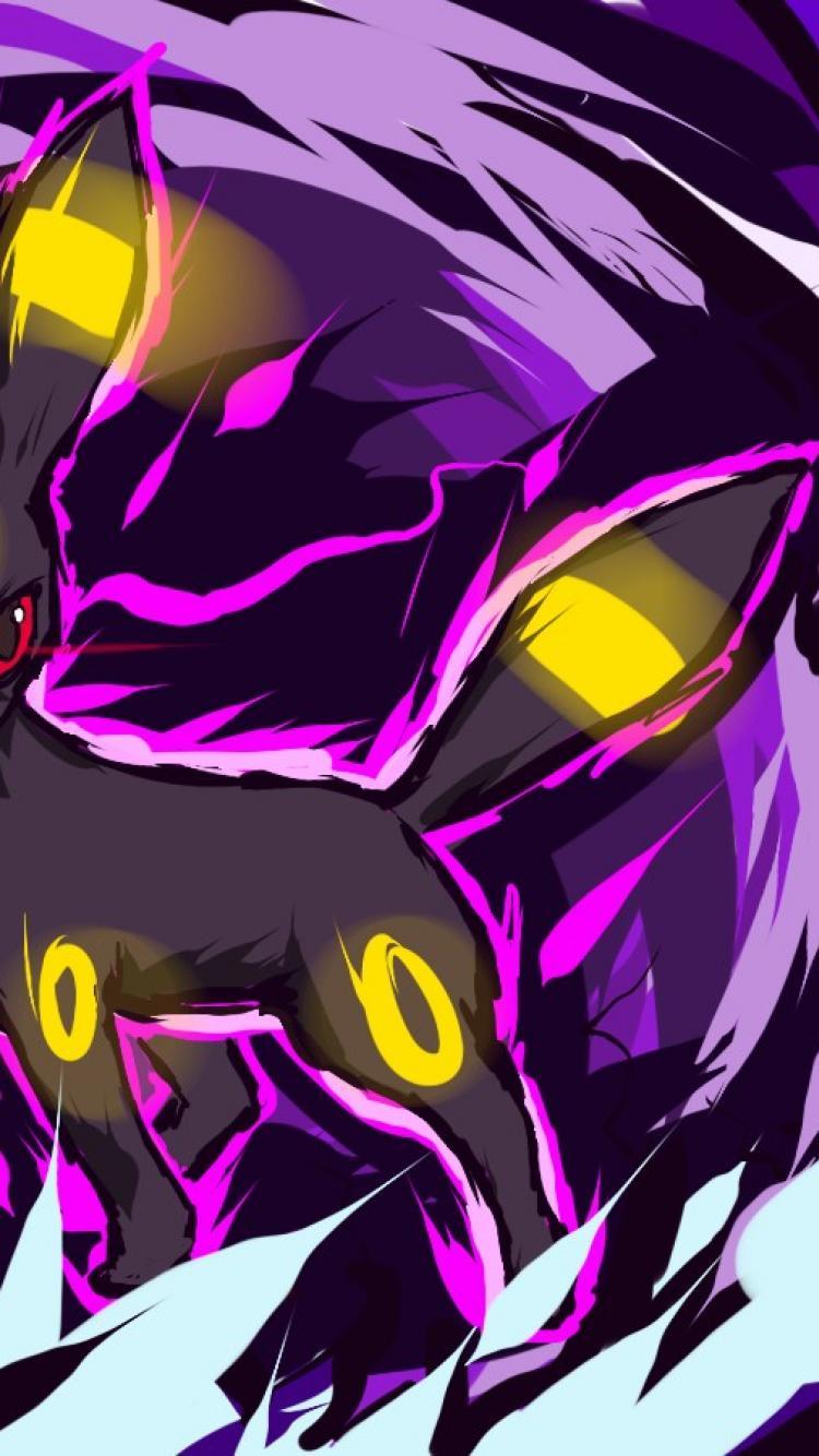 750x1334 Dark Type Pokémon Wallpaper