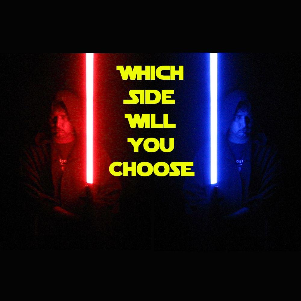 1000x1000 Blue Lightsaber Wallpaper