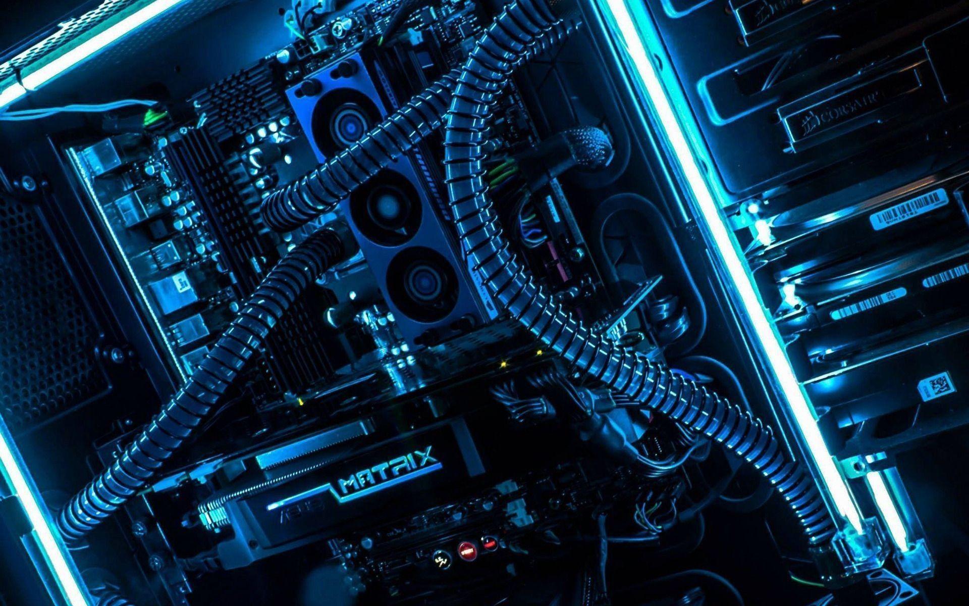 Blue Gaming Computer Wallpapers - Top Free Blue Gaming Computer ...
