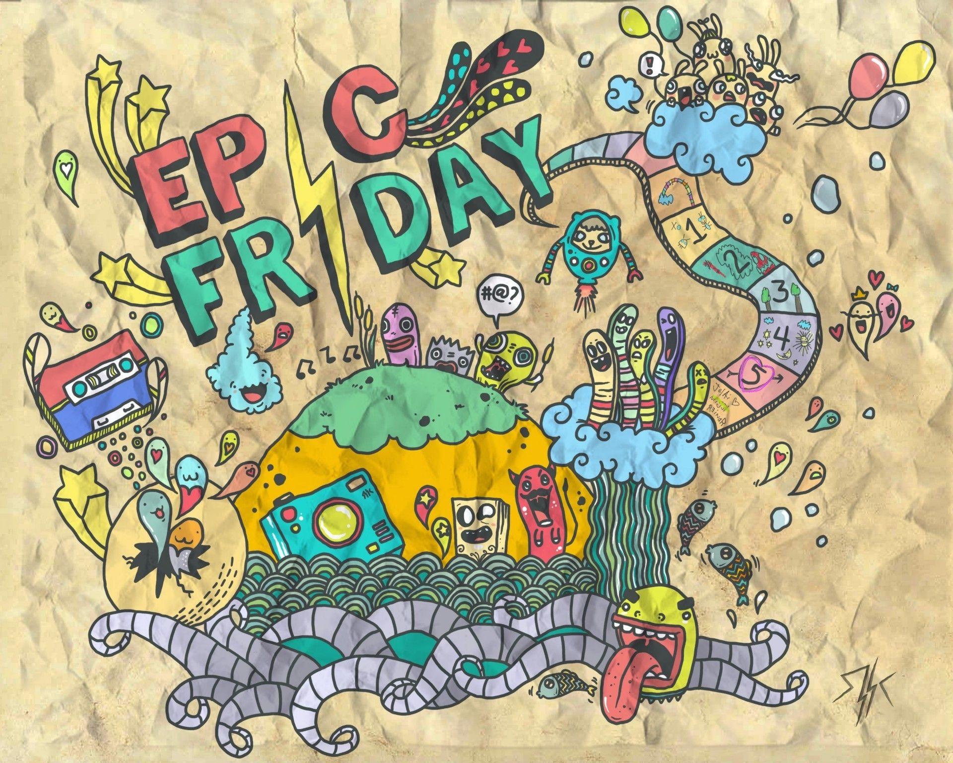1920x1536 Doodle Wallpaper