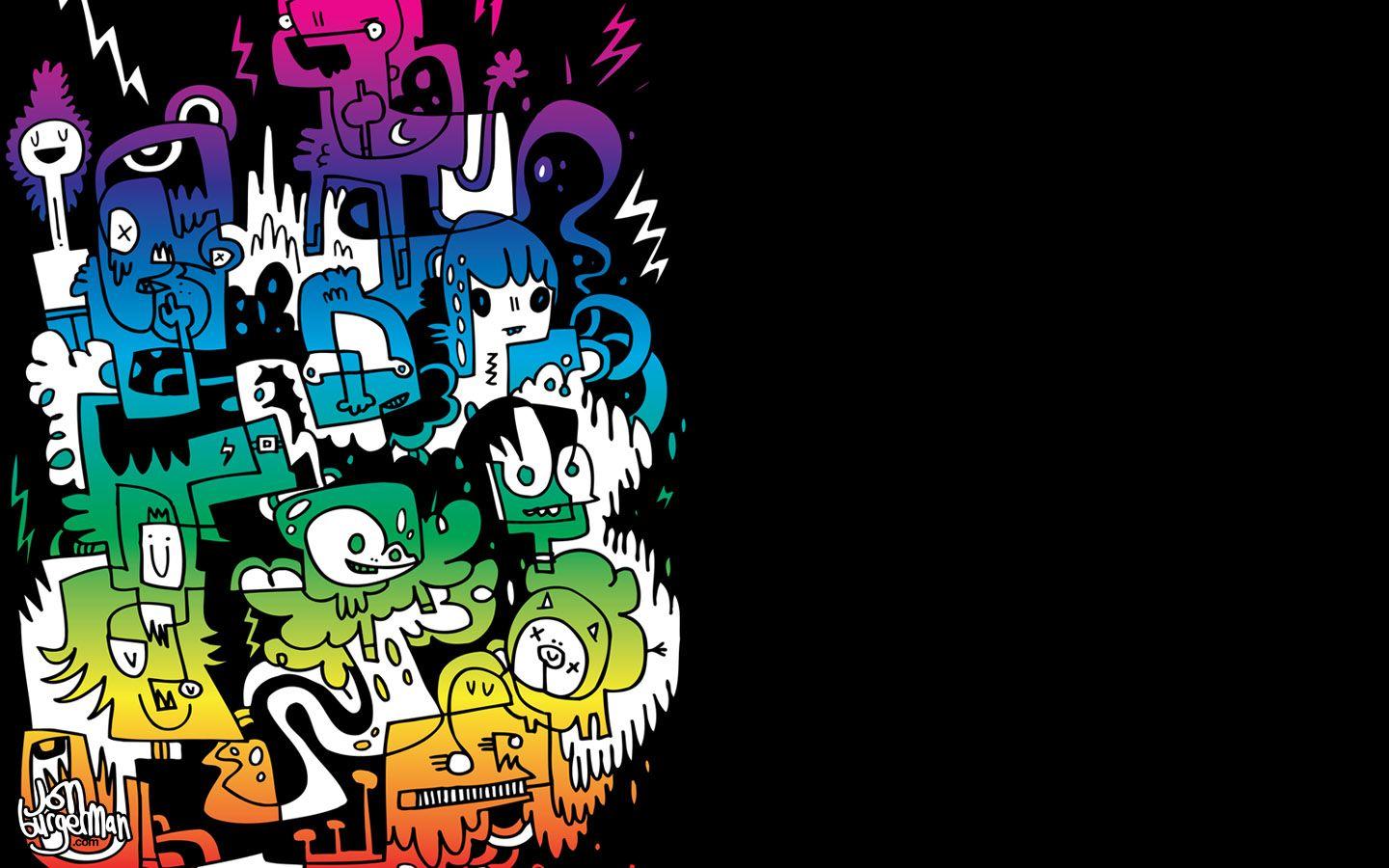 1440x900 Doodle Wallpaper For Desktop