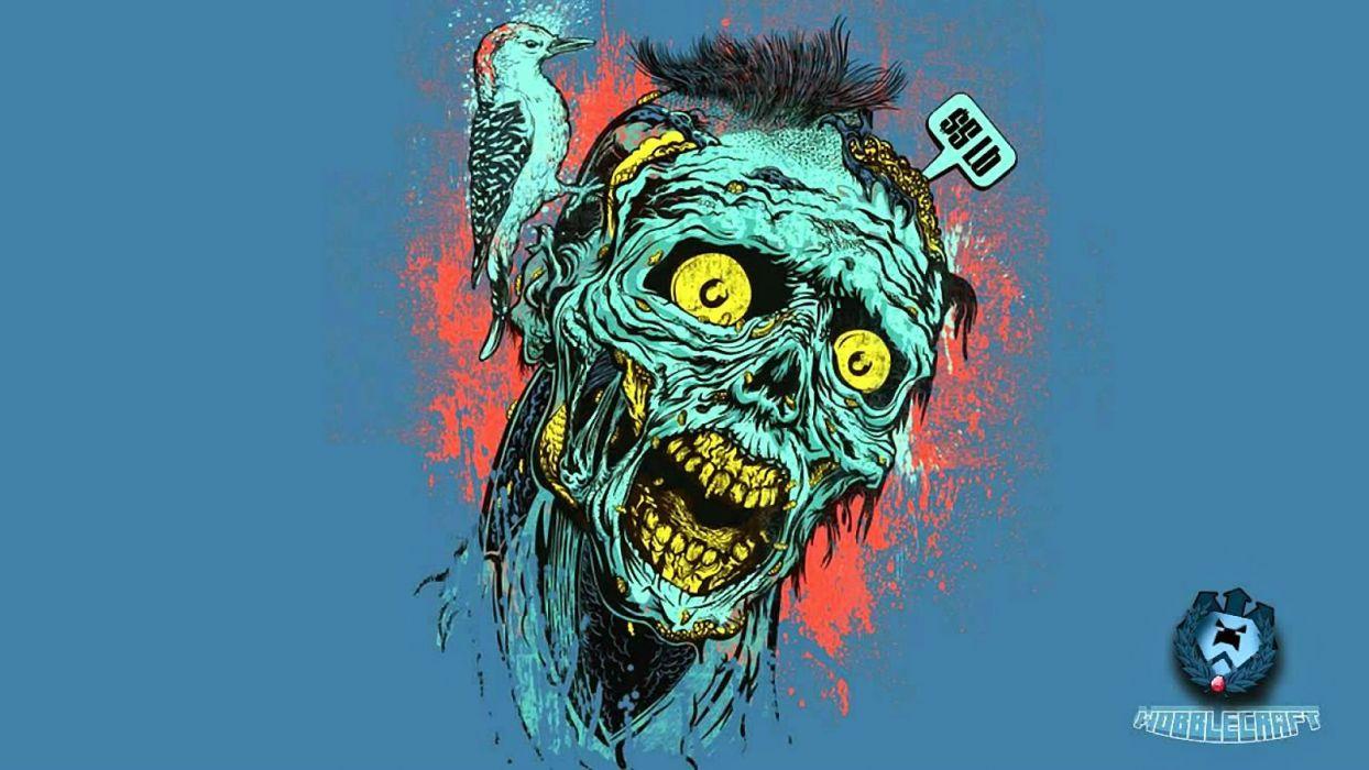 1244x700 ZOMBOY Dance Electro House Edm Disco Electronic Pop Dubstep Hip Hop D J Disc Jockey Dark Horror Evil Zombie Poster Wallpaperx900
