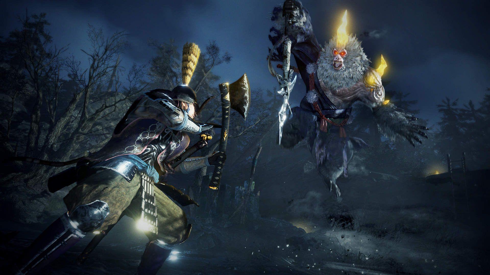 1920x1080 Nioh 2: What to Give to the It Seems as Though It Wants Something Purple Kodama Spirit