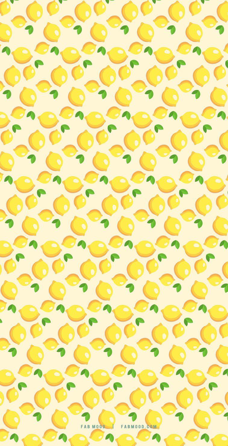 757x1477 Lemon wallpaper for iphone : Aesthetic Spring & Summer Wallpaper