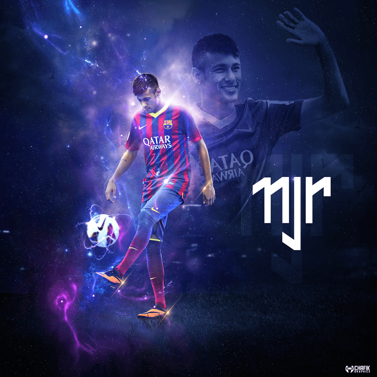 1240x1240 Neymar NJR Wallpaper