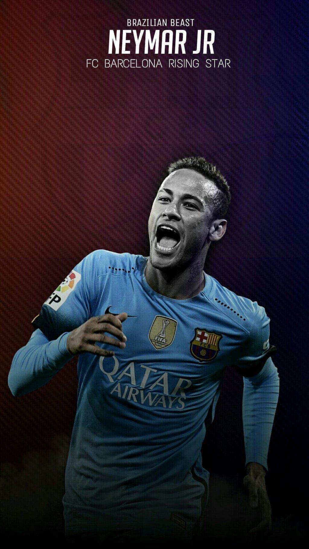 1024x1820 Neymar Logo Wallpaper