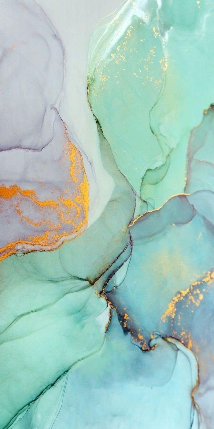 700x1400 watercolor marble, cute computer background, purple and green, blue and gold. Cute computer background, Summer wallpaper, Cute wallpaper