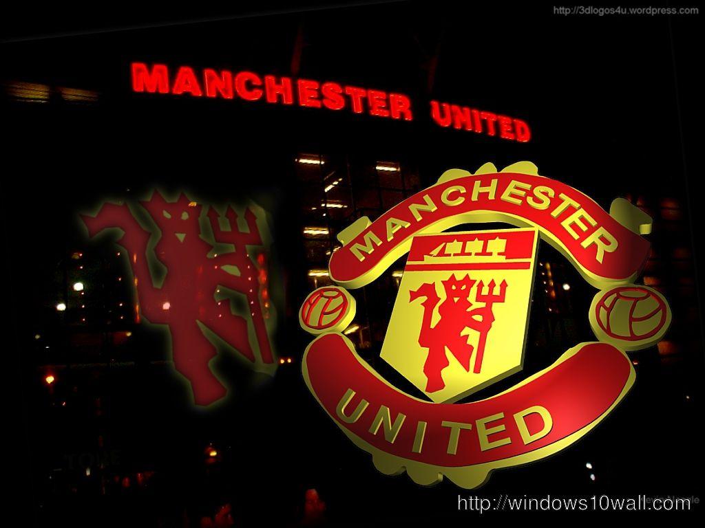 1024x768 Manchester United Logo 2012 wallpaper free