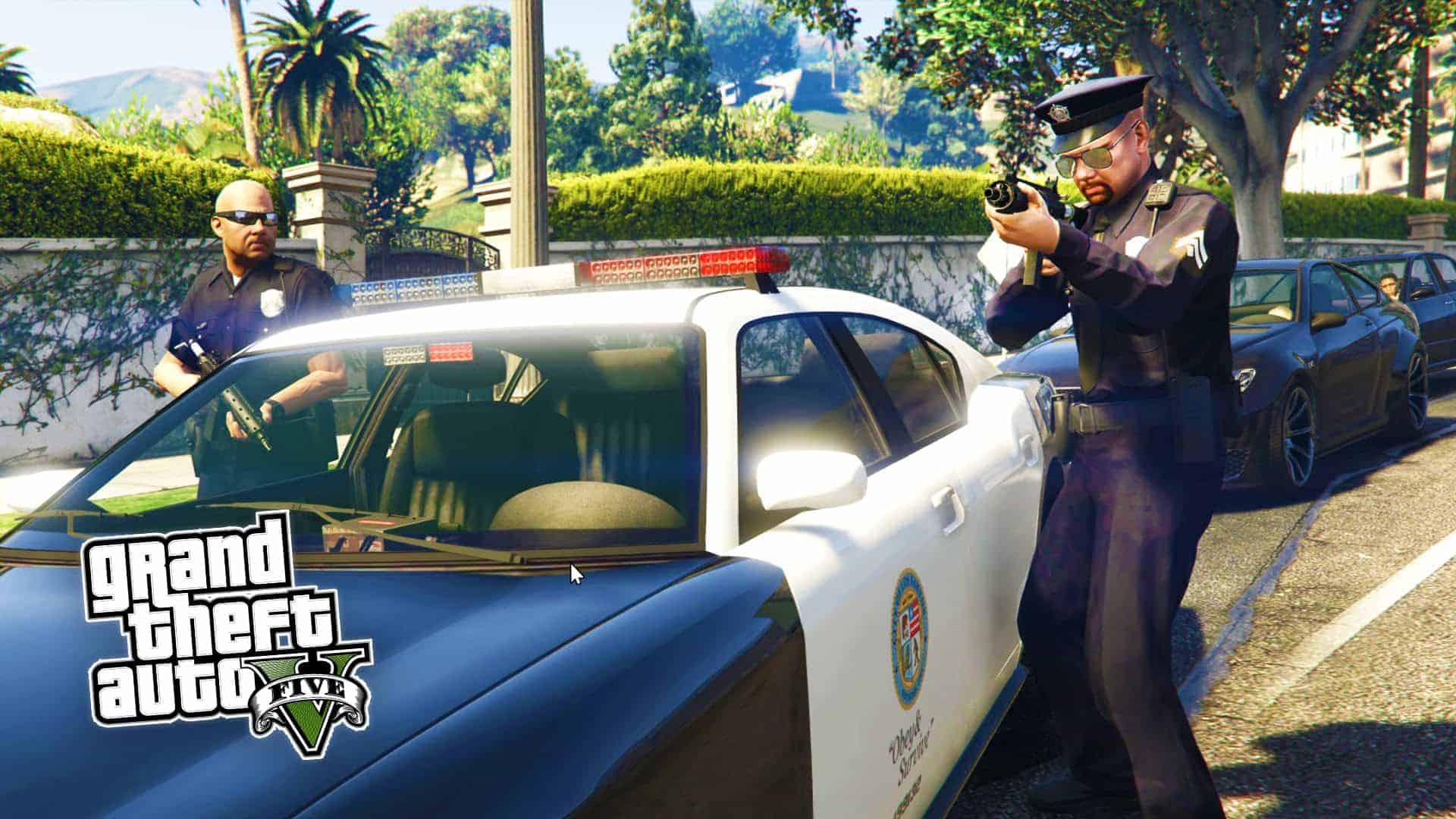 Gta V Police Wallpapers Top Free Gta V Police Backgrounds Wallpaperaccess