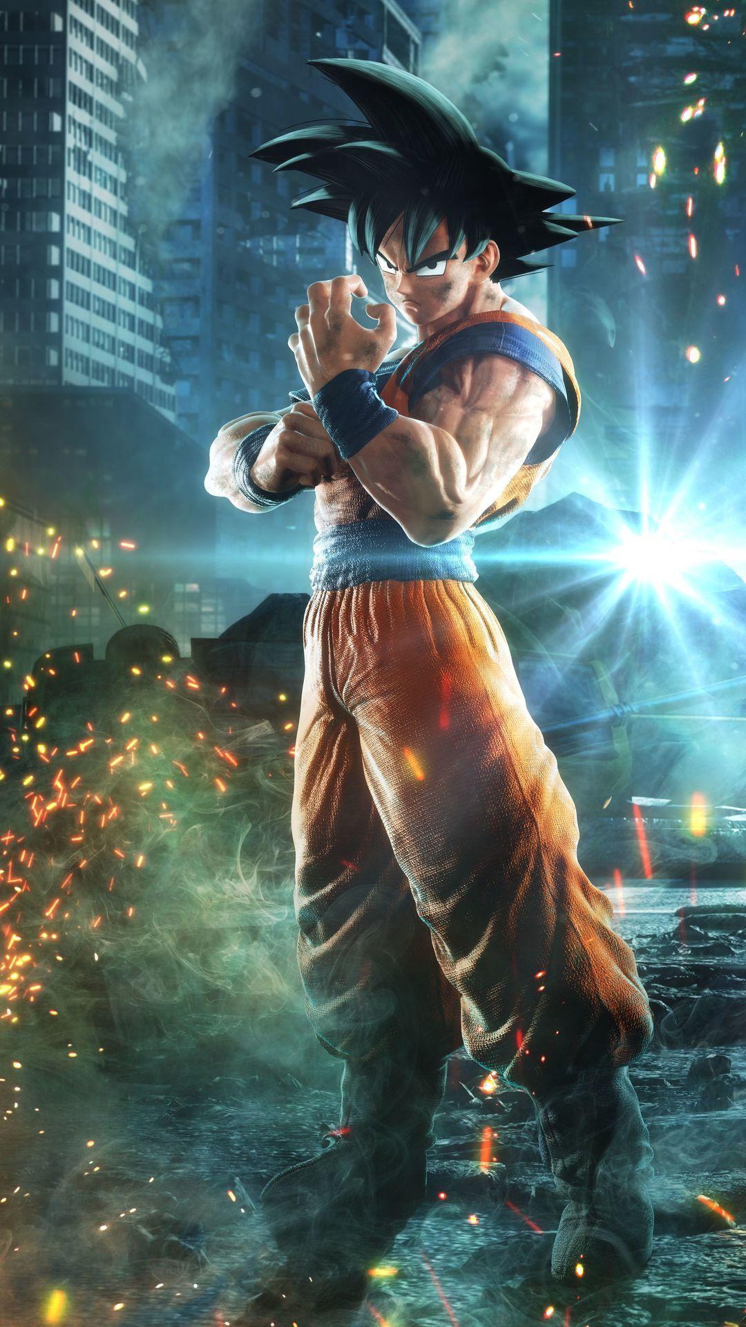 1080x1920 1080x1920 goku, naruto, monkey d luffy, jump force, games, hd, 8k for iPhone 8 wallpaper