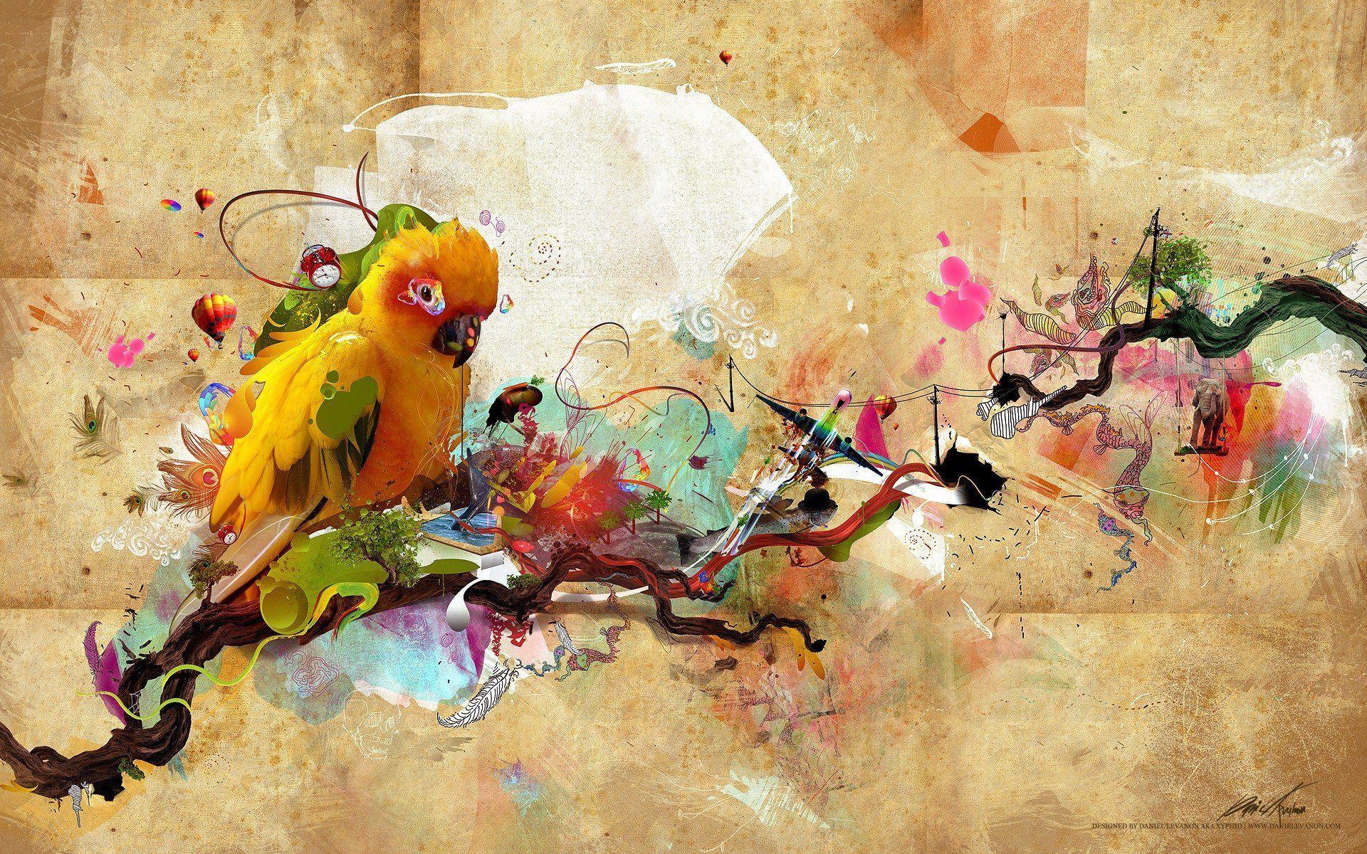 1920x1200 Animal Artistic HD Wallpaper
