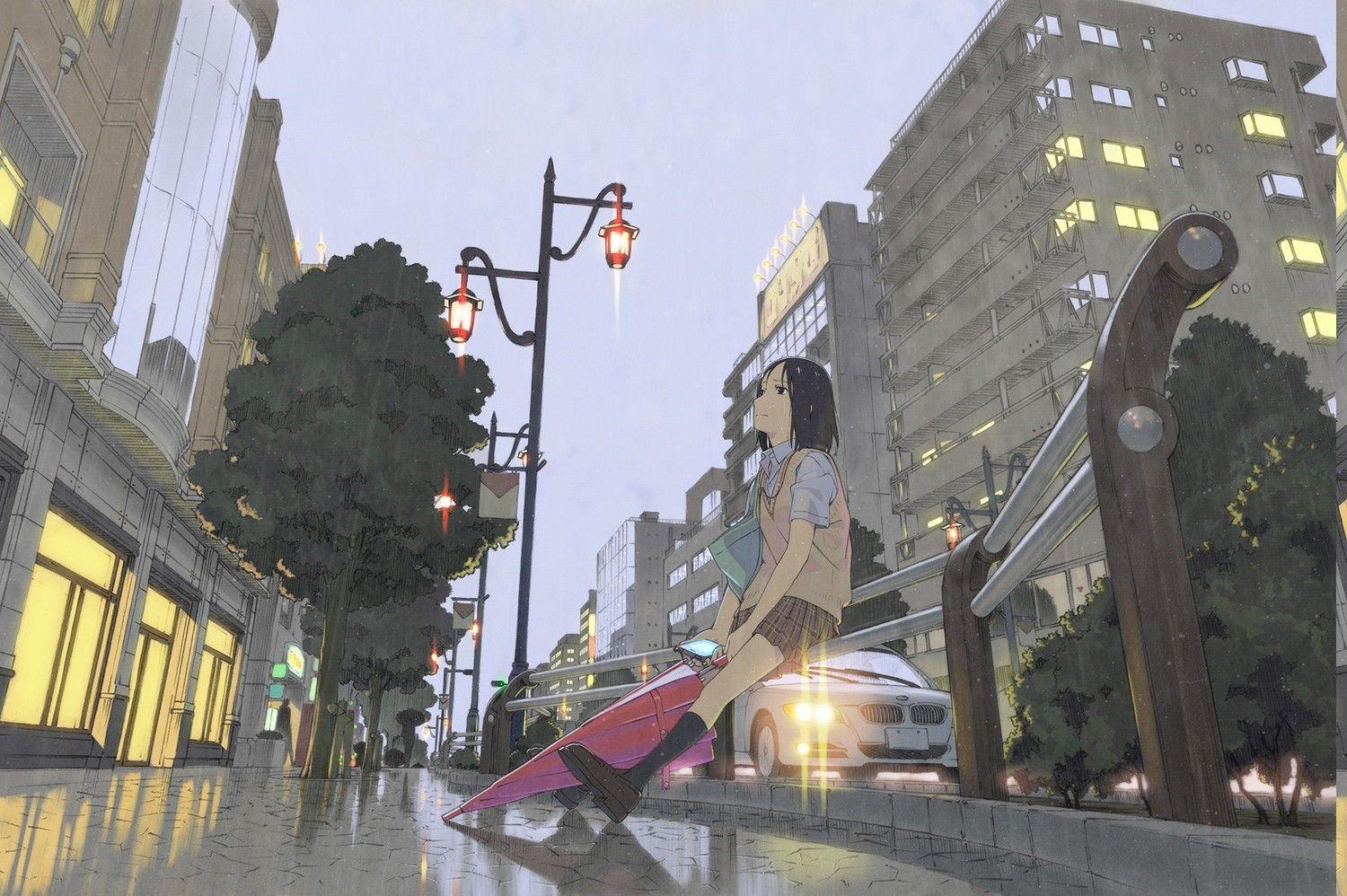 1500x998 30++ Wallpaper Anime Rain