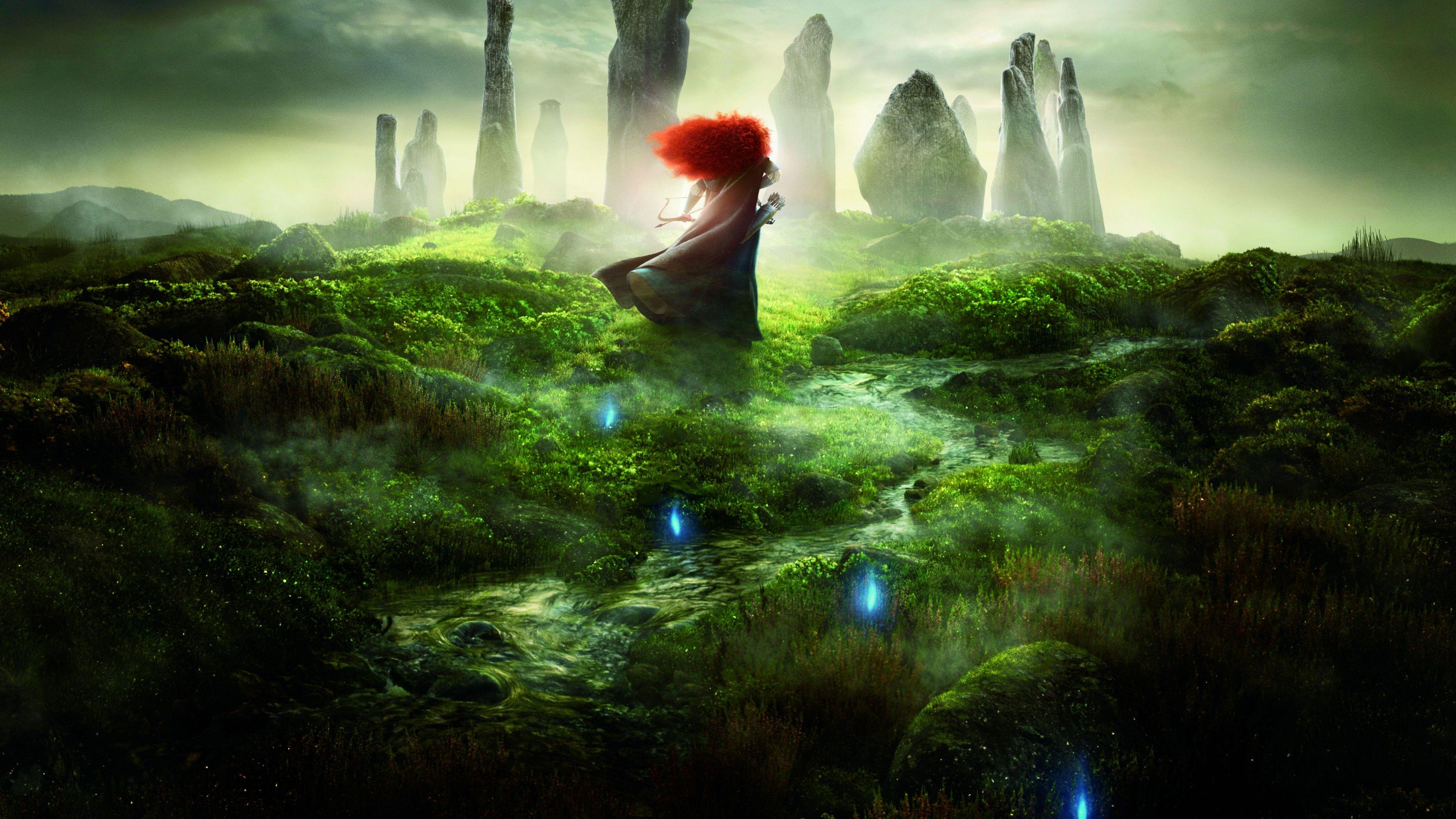 3840x2160 Download Wallpaper Princess Merida, 4k, Brave, Pixar, 3D Animation For Desktop With Resolution 3840x2160. High Quality HD Picture Wallpaper