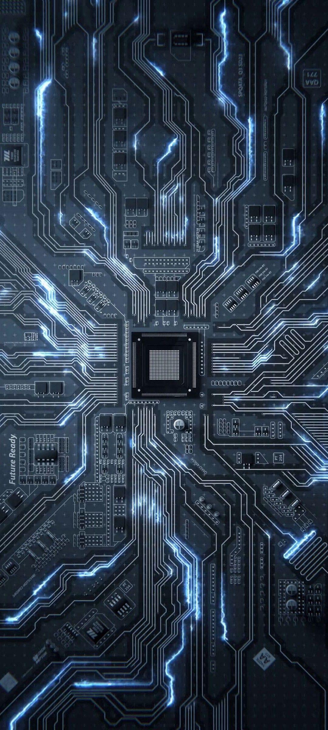 1080x2400 Phone Motherboard Panel Wallpaper