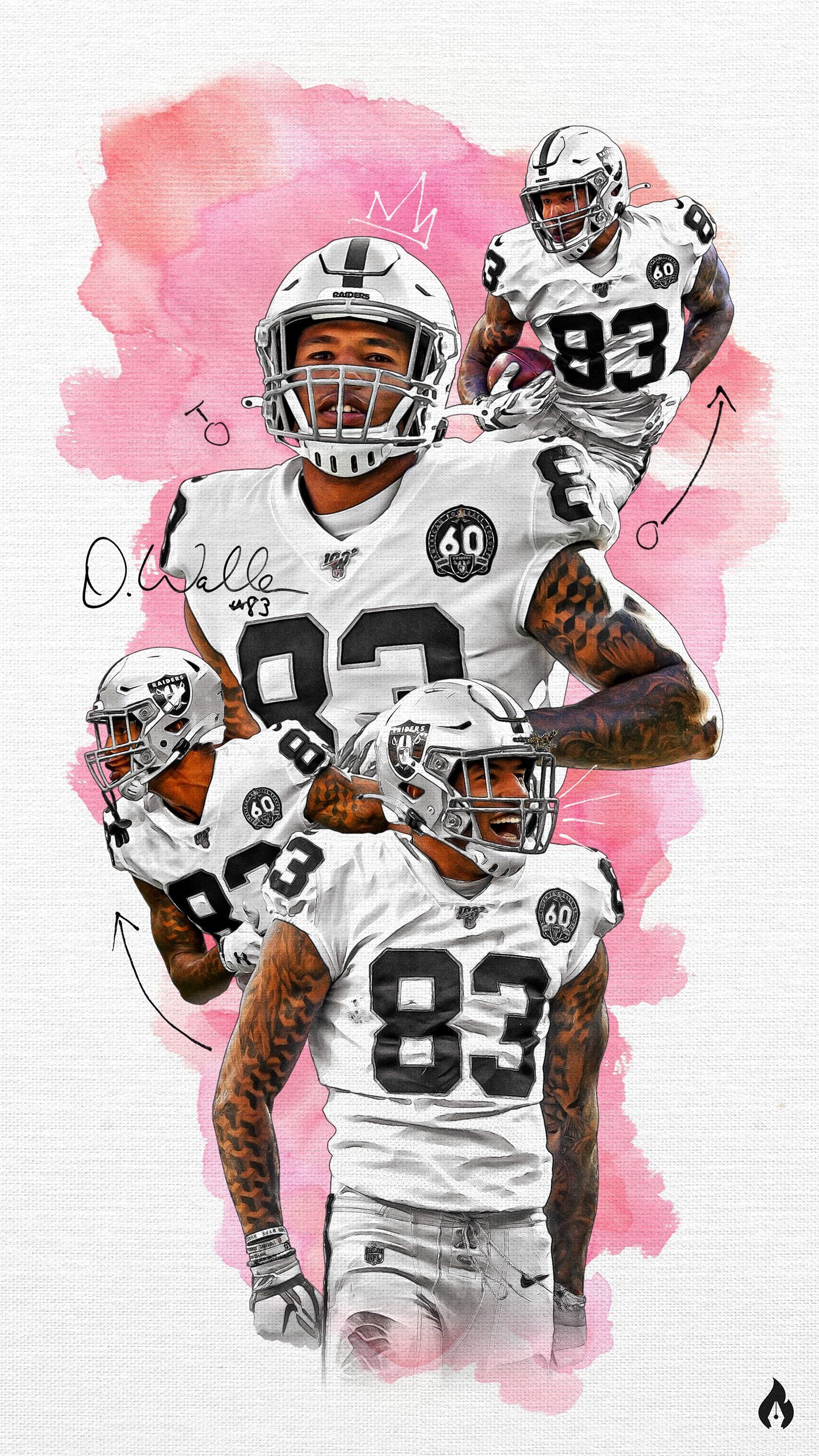 1400x2489 Darren Waller Wallpaper