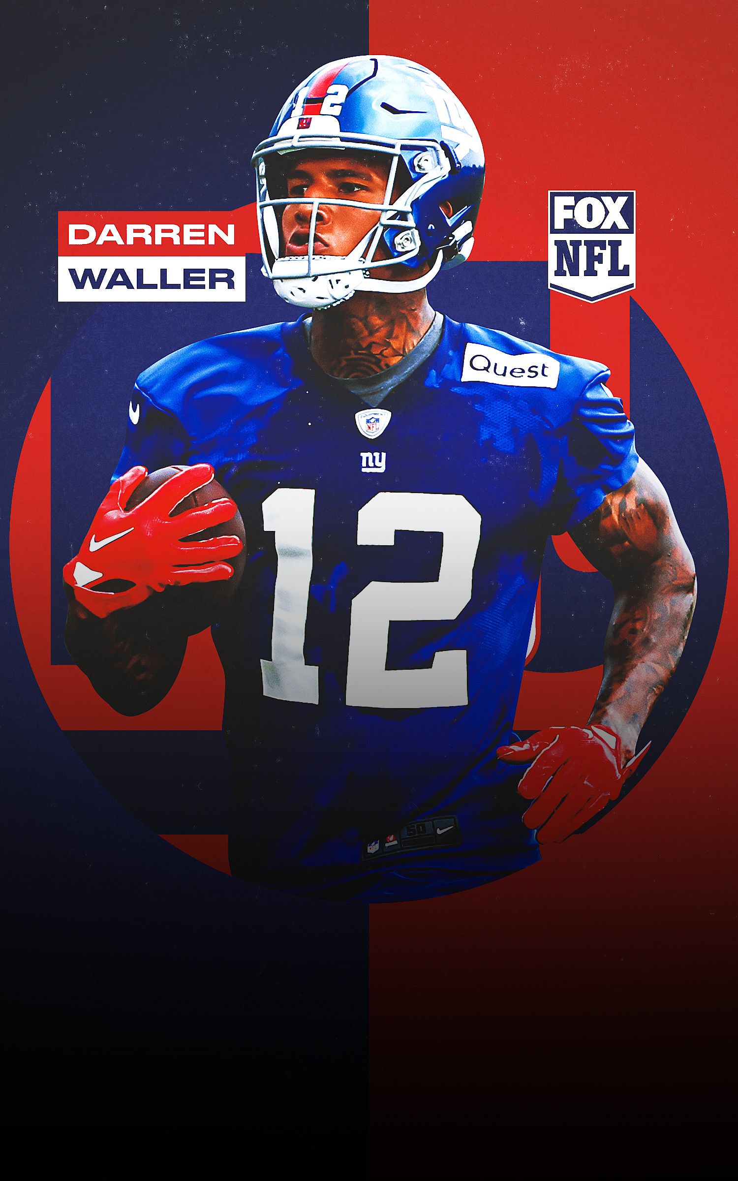 1500x2400 Darren Waller racking up the superlatives at first Giants training camp