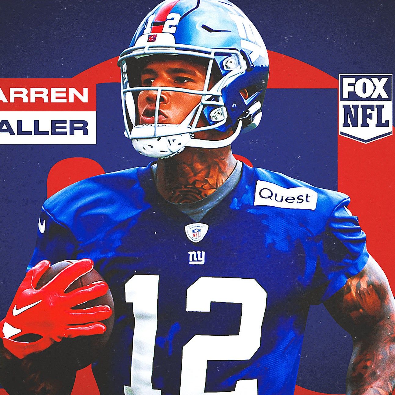 1294x1294 Darren Waller racking up the superlatives at first Giants training camp