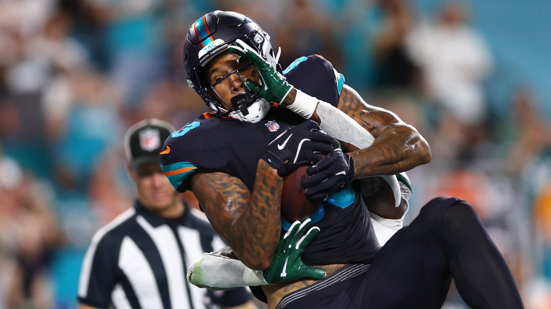 1920x1080 Darren Waller 2 TD Performance Propels Dolphins Over Jets