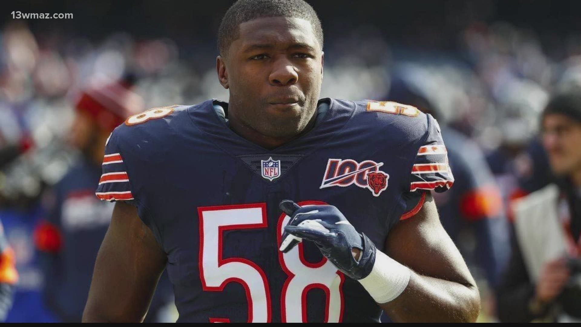 1920x1080 NFL linebacker Roquan Smith starts 'Mask Up Macon County' initiative