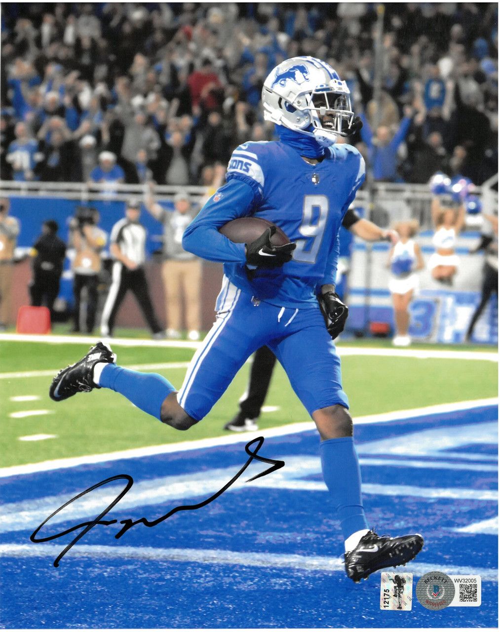 1013x1280 Jameson Williams Autographed Detroit Lions 8x10 Photo