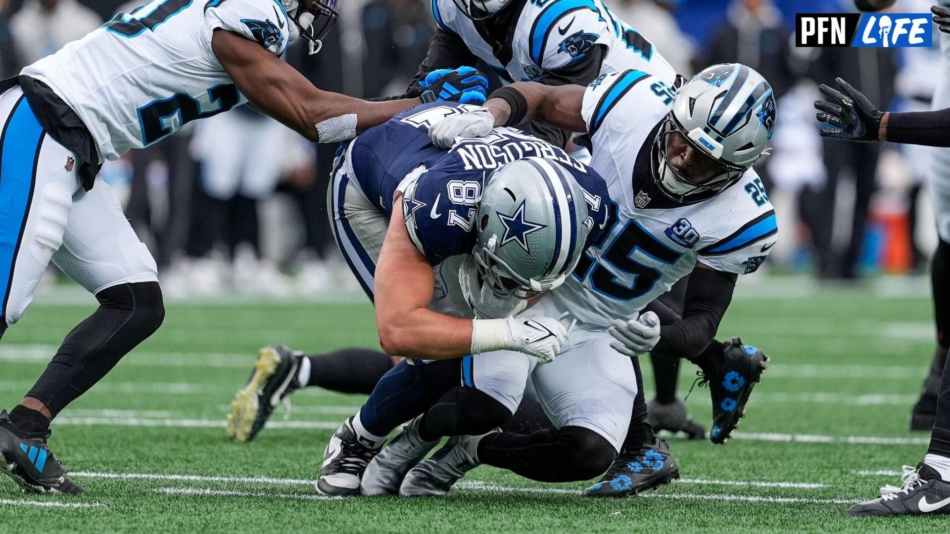 1920x1080 Greg Olsen Takes Dig at the League Following Flag Against Xavier Woods During the Clash vs. Cowboys