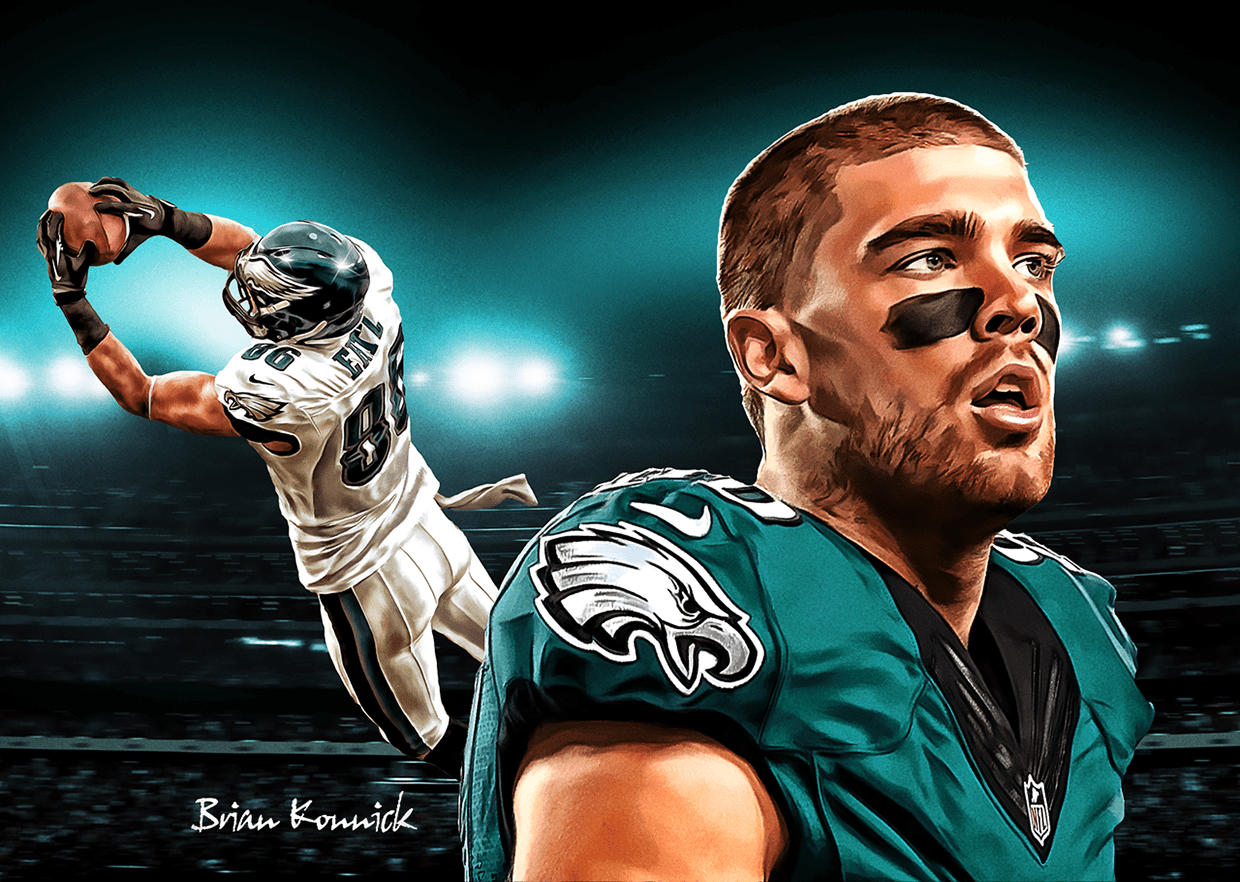1240x882 Zach Ertz Philadelphia Eagles - Behance