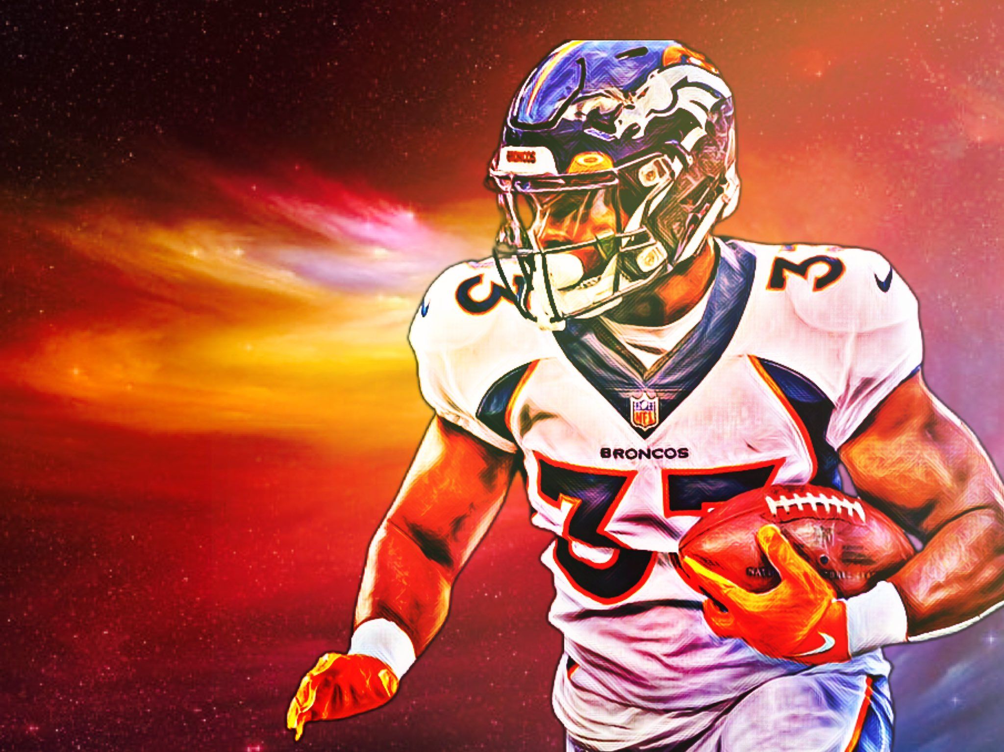 2048x1534 Javonte Williams Wallpaper