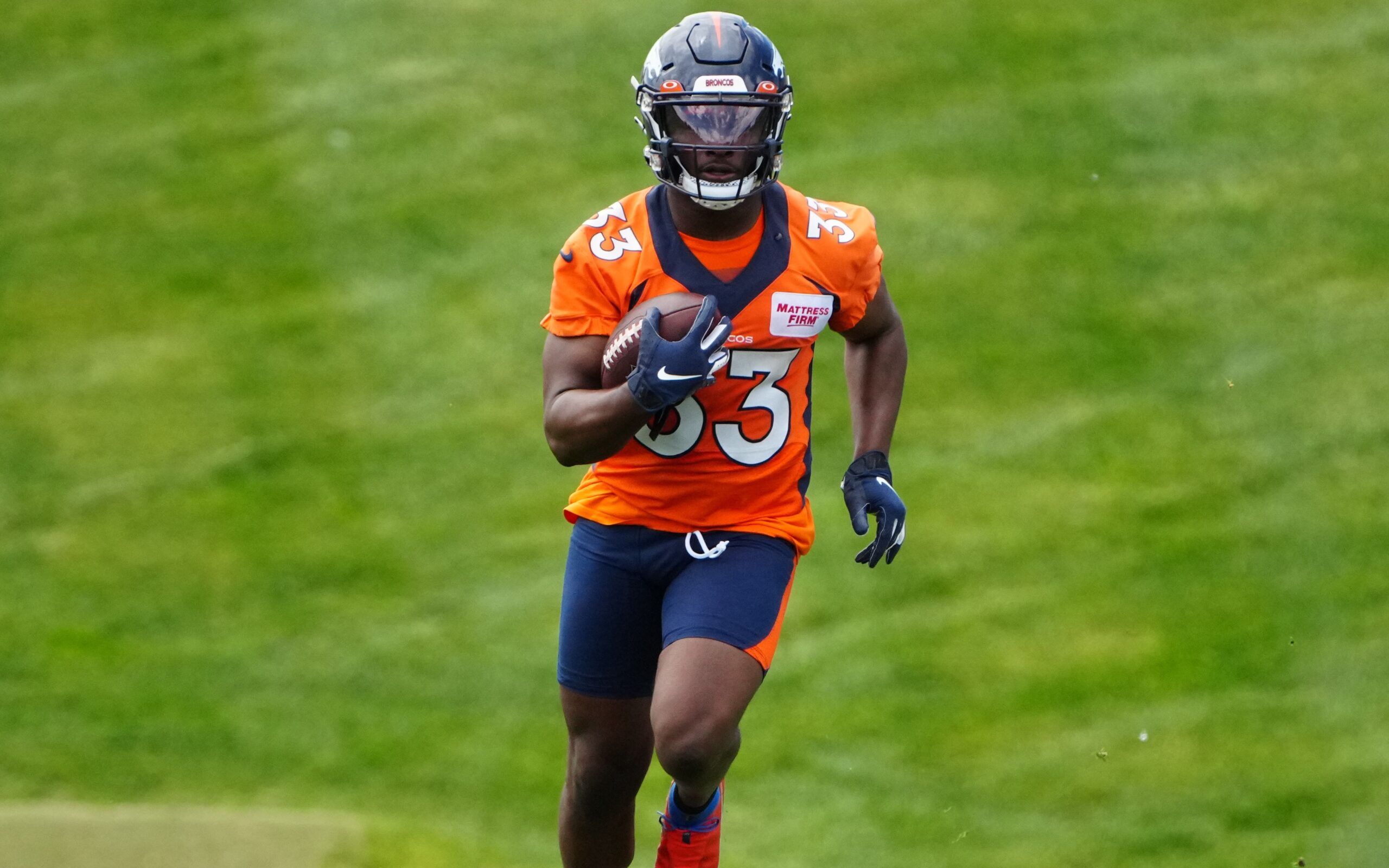 2560x1600 Javonte Williams enters Denver Broncos training camp as featured back High Sports
