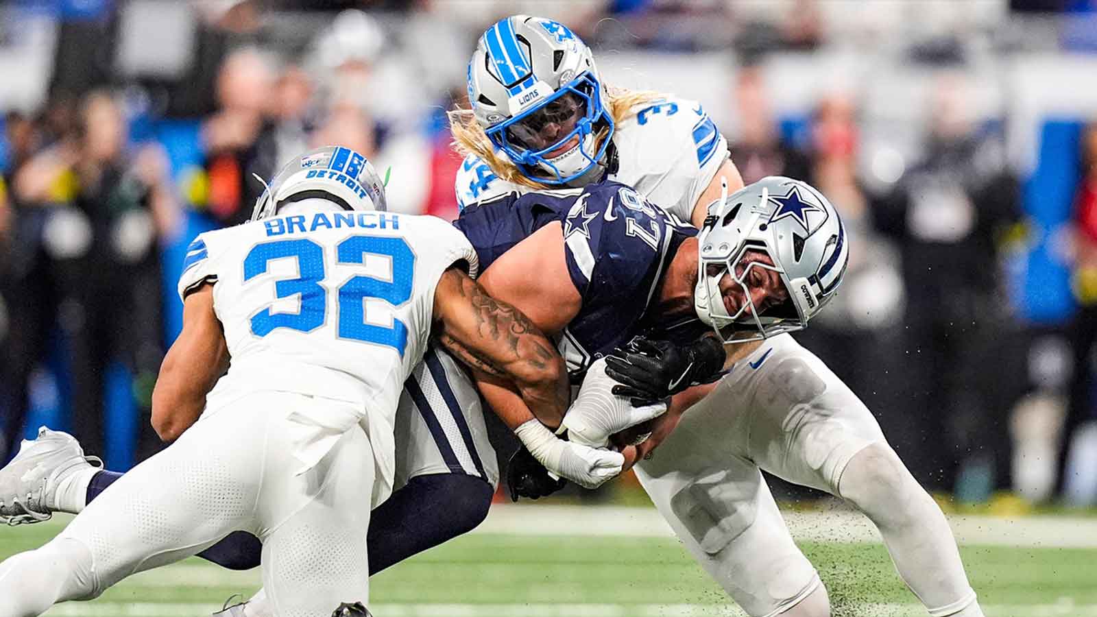 1600x900 Lions news: Injury woes worsen after Brian Branch carted off vs. Cowboys