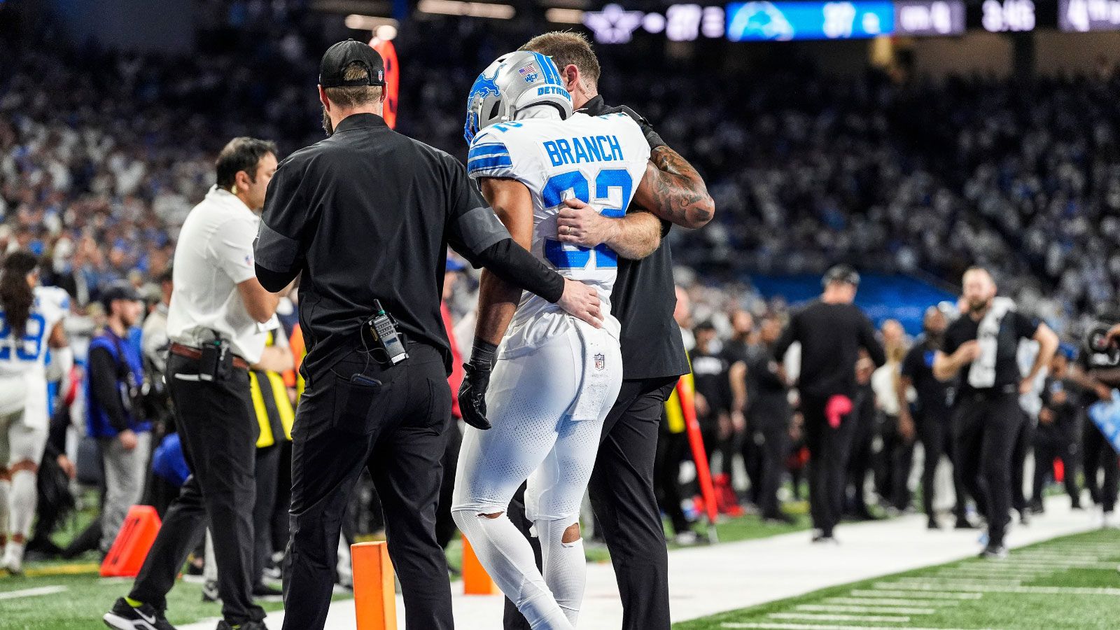 1600x900 Lions News: Dan Campbell's Reaction To Brian Branch's Season Ending Injury