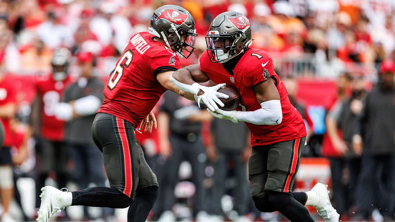 1280x720 Baker Mayfield: Two Great Pass Catching Backs Is A Luxury. Tampa Bay Buccaneers