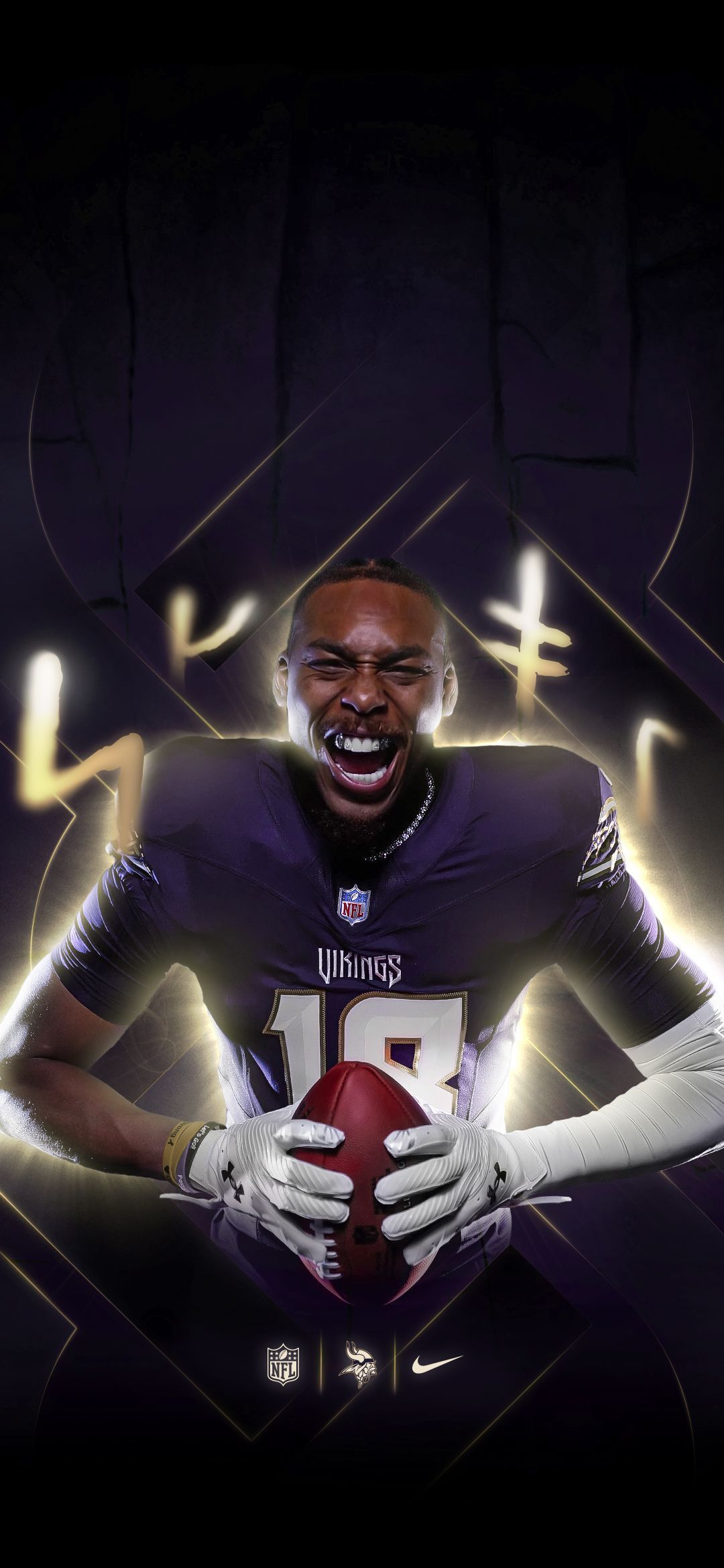 1080x2340 Mobile Wallpaper website of the Minnesota Vikings