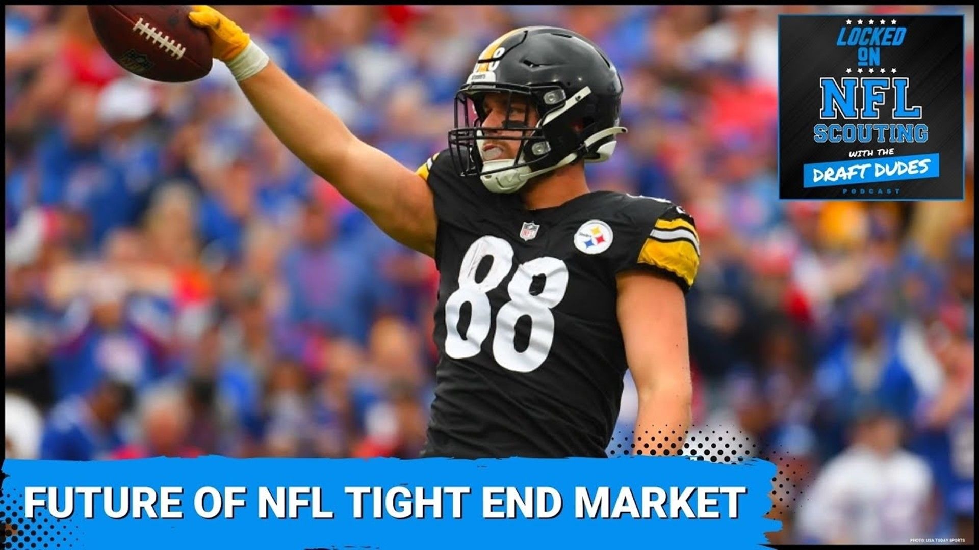 1920x1080 TJ Hockenson, Pat Freiermuth, Travis Kelce & the future of the NFL tight end market