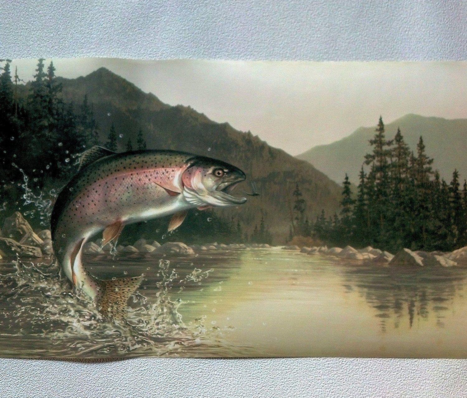 1500x1279 Buy Fishing Rainbow Trout Wallpaper Border in Cheap Price on