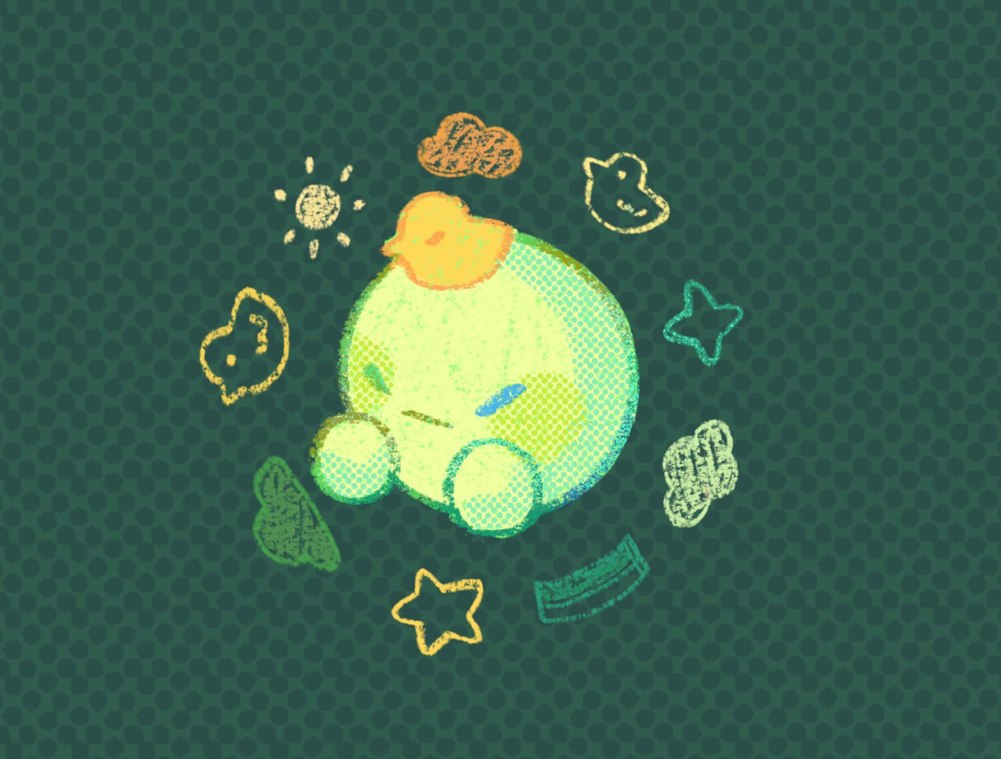 2048x1554 Smiski Wallpaper