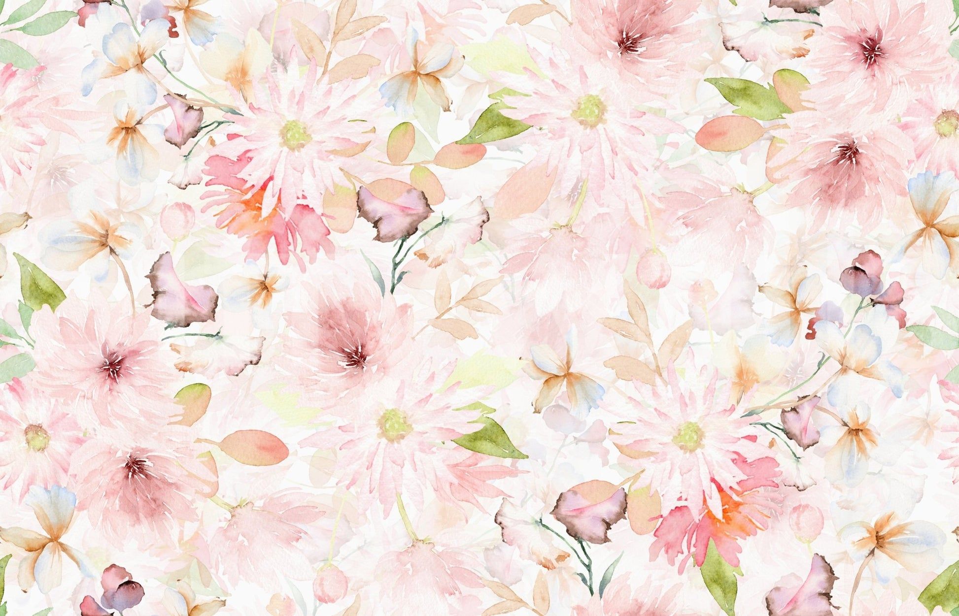 1946x1251 Blush Pink Flowers Meadow Wallpaper