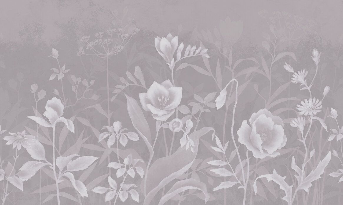 1165x699 Wall Mural Botanical Pink The Wall Or Peel And Stick