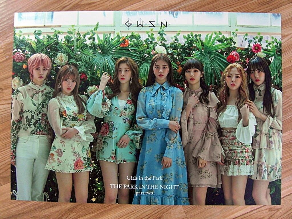 1024x768 GWSN PARK IN THE NIGHT PART TWO (TYPE B) [ORIGINAL POSTER] K POP *NEW*