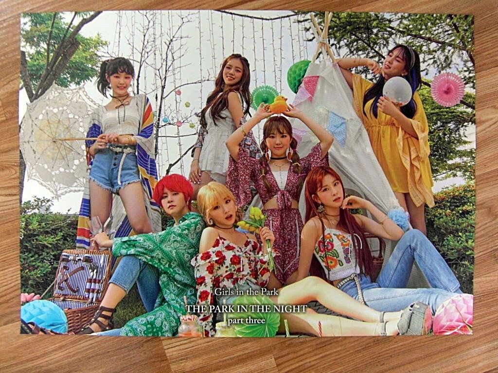 1024x768 GWSN PARK IN THE NIGHT PART THREE (TYPE B) [ORIGINAL POSTER] K POP *NEW*