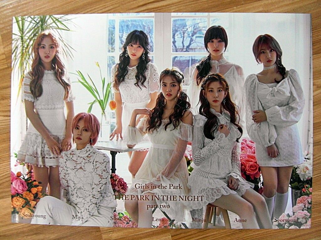 1024x768 GWSN PARK IN THE NIGHT PART TWO (TYPE A) [ORIGINAL POSTER] K POP *NEW*