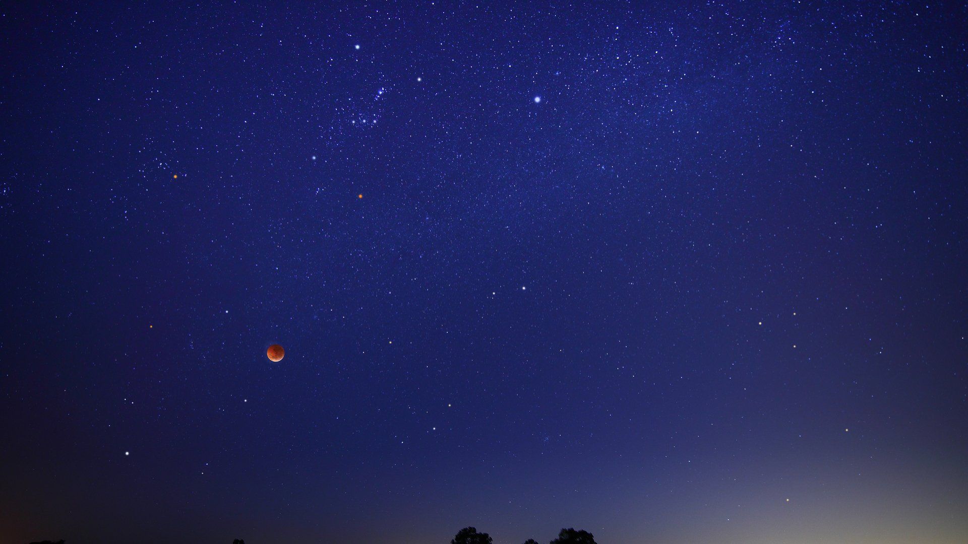 1920x1080 HD Night Sky Wallpaper
