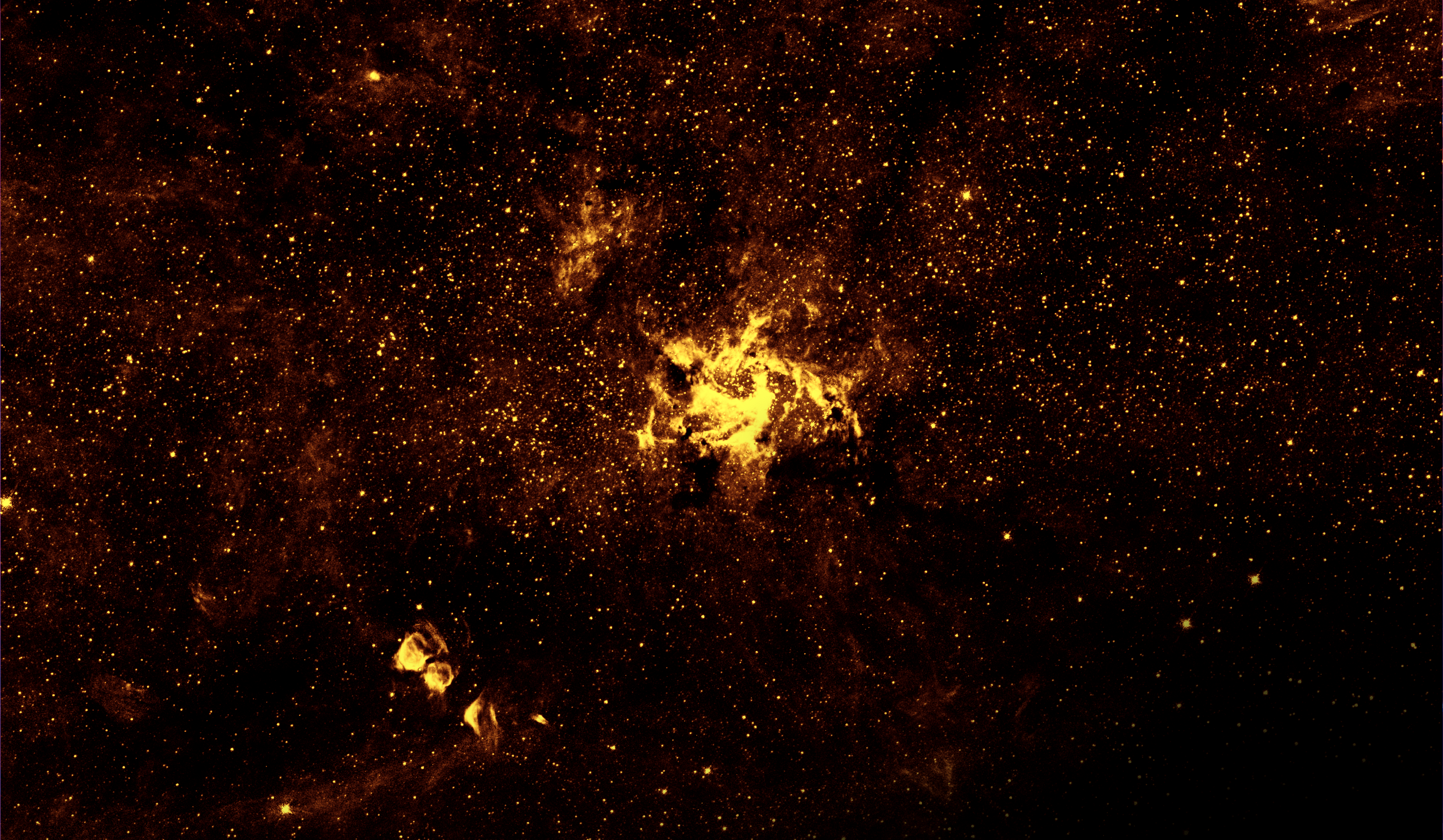 2825x1645 Galactic Center In Near Infrared (Hubble)