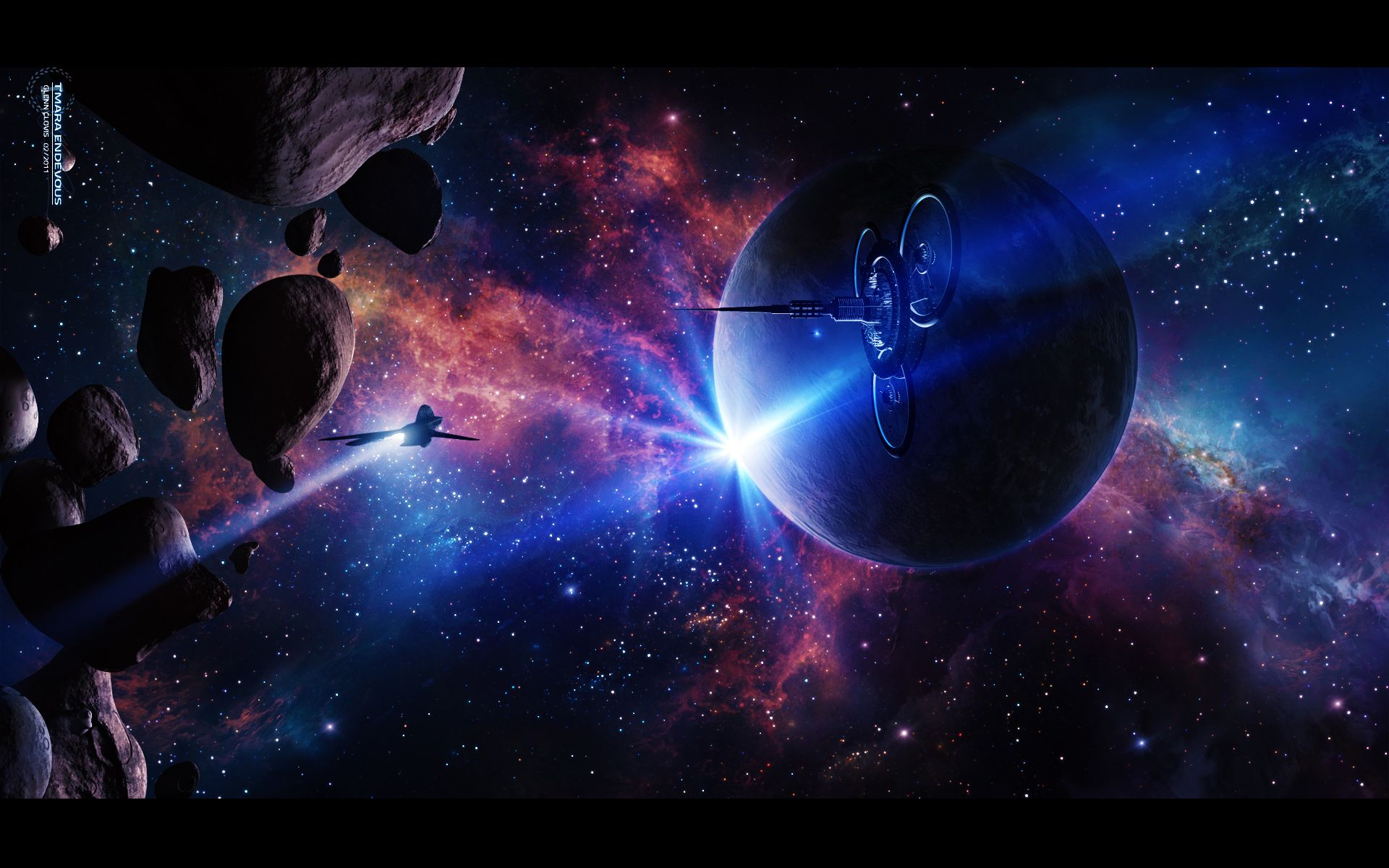 1920x1200 Free space, stars Full HD wallpaper for desktop and phone