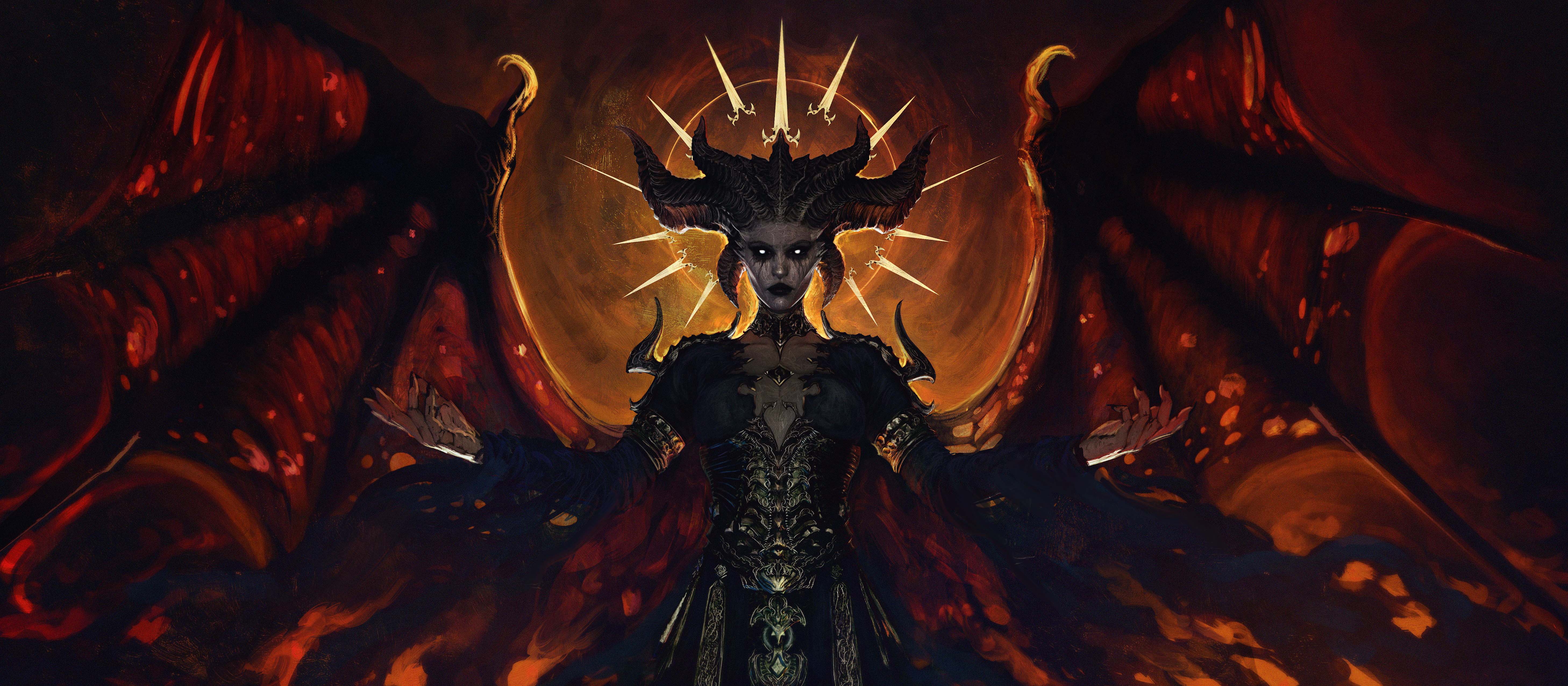 5832x2553 Diablo IV 4k Wallpaper