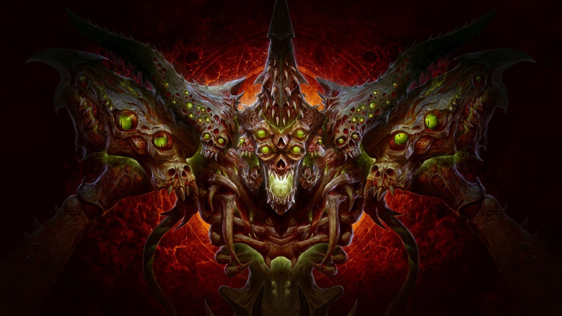 1920x1080 Wallpaper demon, evil, Blizzard Art, Diablo Diablo IV, Lord Belial for mobile and desktop, section игры, resolution 1920x1080