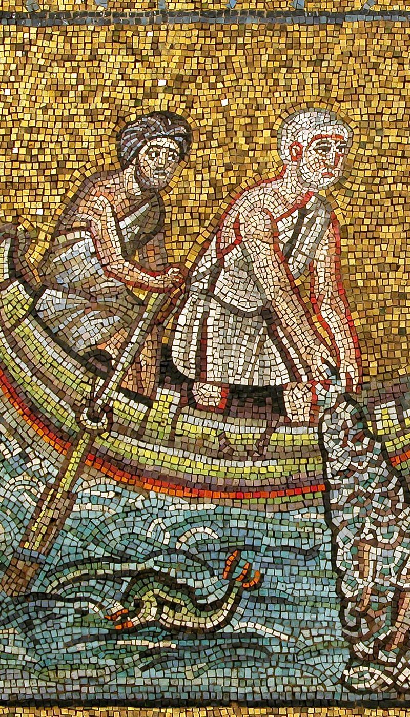 800x1399 Byzantine Mosaic Image Wallpaper