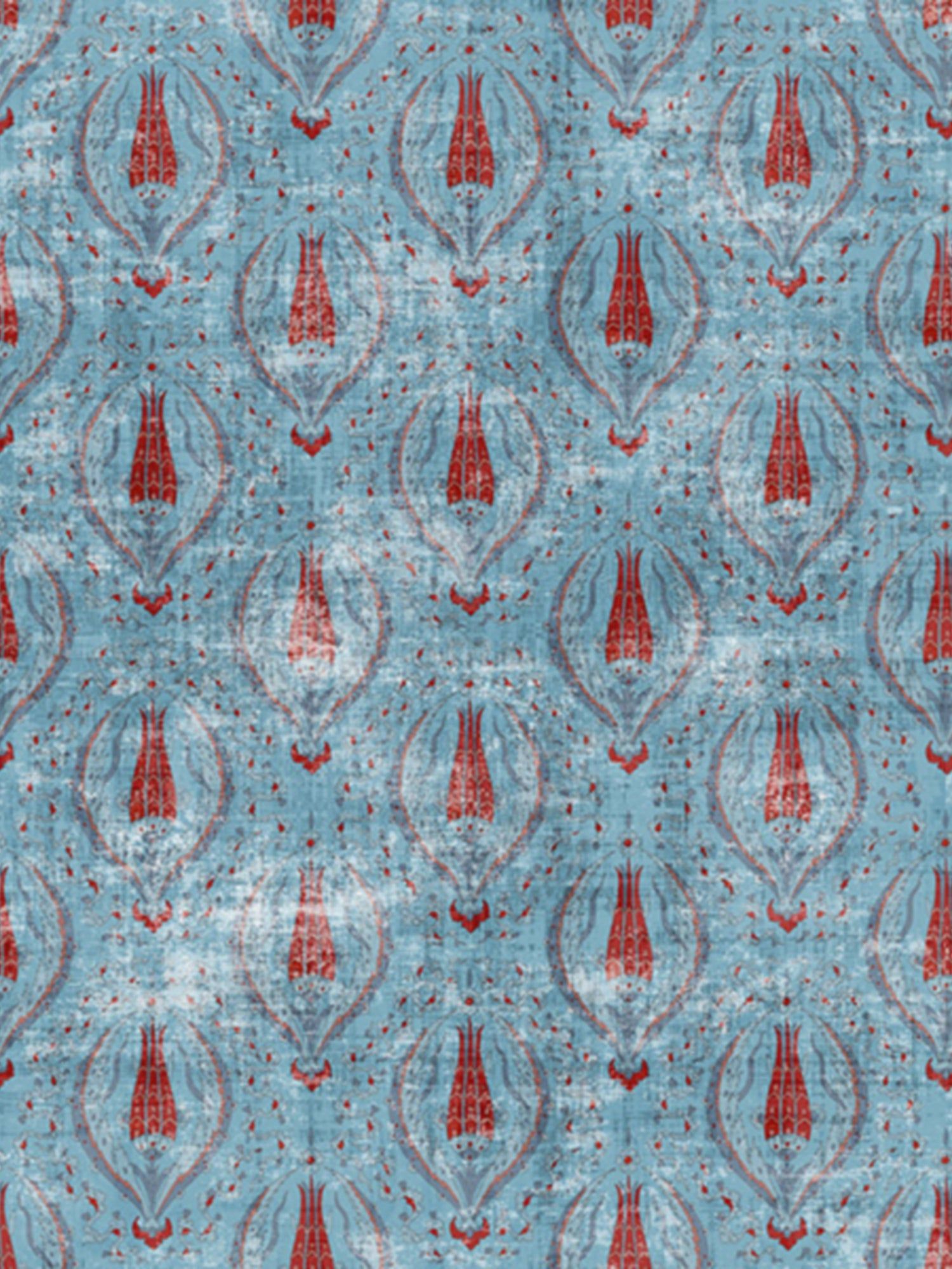 1500x2000 Byzantine Jewel Blue Wallpaper The Yard